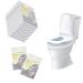 Toilet Seat Covers Disposable Travel Pack 120 Pack XL Thick Flushable Toilet Seat Covers for Portable Travel Potty Public Restrooms Paper Toilet Seat Cover Kids Adult Toilet Cover