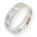 Heart dog paw cat paw ring for women 6mm wide rounded inside.