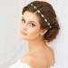 Campsis Festival Gold Crystal Head Chain - Adjustable Boho Gypsy Headpiece for Women and Girls (Green) - Buy Online on GoSupps.com