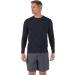 IBKUL Men's UPF 50+ Black Long Sleeve Crewneck T-Shirt - Buy Online on GoSupps.com