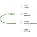 High-Quality Fluor Green Rope Leash - 10mm 27 Colors & 7 Lengths Available | International Shipping - Buy Online on GoSupps.com