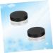 Beavorty 2Pcs travel powder container Cosmetic Powder Case Makeup Case Powder box makeup box portable 6.5X3cm Black - Buy Online on GoSupps.com