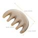 Tovinanna F nfahn Massagekamm - Broad Tooth Hair Comb & Gua Sha Tool for Scalp Massage | 8.5x5.5cm | Acupuncture Point Massage Comb - Buy Online on GoSupps.com