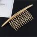 Vasana 2-Piece Gold & Silver Elegant Alloy Hair Combs for Women & Girls - French Twist Kamm Grips & Styling Tools - Buy Online on GoSupps.com