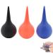 TWZKXC 3 Pcs Manual Fluid Suction Device for Pet Rubber Ear Washing Squeeze Bulb Ear Washing Removal Tool Ear Wax Removal Pet Earwax Cleaning(Black Red Blue)