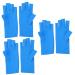minkissy 3 Pairs Nail Gloves Uv-resistant Gloves Nail Art Gloves Uv Manicure Gloves Nail Art Gel Fingerless Uv Gloves Manicure Shield Gloves Uv-resistant Manicure Gloves Gloves