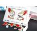 Halloween Face Jewels Stick On Body Stickers - Festive Temporary Tattoo for Christmas Party & Mermaid Outfit - SV04 - Buy Online on GoSupps.com