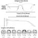 Buy Suertree Blue Light Filter Distance Glasses - Lightweight Myopia Glasses for Men & Women | Clear -6.0 Diopter Fashion Eyewear - Buy Online on GoSupps.com