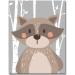 Nursery Baby Room Posters - Set of 4 | Forest Animals Safari Theme | Girls/Boys Room Decoration | Scandinavian Grey | Children's Room Decor - Buy Online on GoSupps.com