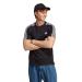 adidas Men's Essentials Single Jersey 3-Stripes T-Shirt T-Shirt (1 Pack) XL Black/White