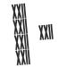 Housoutil 30 Pcs Nail Pen Cap Nail Art Decoration Nail Tool Nail Art Pen Nail Pen Sleeves Metal Nail Polish Blackx5pcs 8x0.8x0.8cmx5pcs