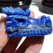 Natural Crystal Rough 1 Piece Natural Lapis Lazuli Hand Carved Dragon Skull Crystal Stones