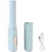 Portable Straightening Brush - Rechargeable Mini Hair Straightener 2000mAh Anti-Scald Technology for Travel - Blue - Buy Online on GoSupps.com