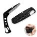 BoGoo Beard Hair Stainless Steel Comb - Folding Beard Pocket Comb Hair Styling Comb for Men for Hair Beards Mustache Mens Grooming Comb