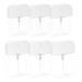 Roucerlin 6 Pcs Clear Empty Card Mini Fine Mist Spray Bottles Refillable Travel Misting Spray Bottles Portable Water Mist Bottle Sprayer Perfume Atomizer Containers for Face Hair (1.69 Oz & 1.28 Oz)