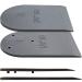 Adjustable Leg Length Discrepancy Heel Lifts Inserts Insoles (2 Layer Grey)