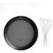 Rechargeable LED Compact Travel Mirror with 5X Magnification, 3 Light Settings, and Free Tweezers - Buy Online on GoSupps.com