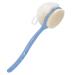 SetSail Shower Body Brush with Bristles and Loofah, Body Scrubber with Long Handle Back Scrubber for Shower Bath Sponge Shower Brush for Men and Women Massage Body Brush for Skin Exfoliating