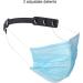 BEITESTAR Ear Savers for Masks (8pcs) - Mask Holder Straps for Back of Head - Face Mask Extender Hooks in Black, Transparent, Pink, Blue - Buy Online on GoSupps.com