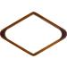 Oak Finish Nine Ball Billiard Rack - Premium Quality for Pool Table Organization - Buy Online on GoSupps.com