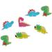 Ciieeo 48 Pcs DIY Cupcake Picks Paper Cups Dinosaur Cake Toppers Cupcake Wrappers Party Cupcake Toppers Wrapping Paper Cartoon - Buy Online on GoSupps.com
