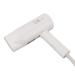 Ionic Hair Dryer Constant Temperature Control Portable Folding Travel Hair Dryer with Super Wind Power and Overheating for Home Use (White) (US Plug 110V)