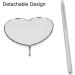 Heart Shaped Lash Mirror - Professional Portable Stainless Steel Eyelash Mirror for Lash Extensions - International Shipping - Buy Online on GoSupps.com