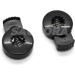 Hole Cord Lock Stopper spring buckle Cord Locks Toggles 200pcs/pack Cord Lock Toggle Stopper Plastic Toggle Clip Black 26mm*18mm*6mm - Buy Online on GoSupps.com