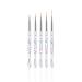SQULIGT 5Pcs Nail Art Liner Brushes Set - Thin Nail Gel Polish Painting Drawing Pen (7/9/11/15/18mm) - Buy Online on GoSupps.com