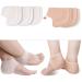 5 Pairs Breathable Gel Silicone Heel Sleeves - Air Cushion Support & Relief for Plantar Fasciitis | International Shipping - Buy Online on GoSupps.com