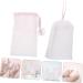 SOESFOUFU 6pcs Net Soap Exfoliating Bath Exfoliating Soap Pouch Foaming Nets or - Buy Online on GoSupps.com