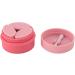 Silicone Travel Makeup Containers Silicone Cream Jars with Spoon 12ml Proof Portable Refillable Empty Ornaments Pills for Outdoor Use (Pink) - Buy Online on GoSupps.com