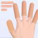 Finger Protectors 20 Pcs - Silicone Gel for Trigger Finger, Eczema, Arthritis Pain Relief - Flesh Tint - Buy Online on GoSupps.com