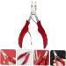 MERRYHAPY 1pc Nail Clippers Thick Nail Scissors Nail Salon Tools Dead Skin Scissors Nail Art Kit Podiatrist Fingernail Kit Manicure Pedicure Kit Angled Nail Clipper Pedicure Tool Red Rubber - Buy Online on GoSupps.com