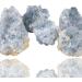 Natural Madagascar Geode Crystal Celestite Raw Stone Blue Geode Specimen Ornaments Crystal Stone Decor JIZTGEDM 100g - Buy Online on GoSupps.com