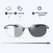 Stylish Rimless Blue Light Blocking Reading Glasses For Men Photochromic Sunglasses Anti Glare Computer Readers(Grandeur:2.5x) - Buy Online on GoSupps.com