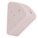 Triangle Powder Puff Storage Box Portable Breathable Double Sided Vent Silicone Makeup Sponge Holder Powder Puff Storage Bag for Home Travel (Chocolate Color)