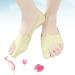 Healifty Unisex Big Toe Straightener & Bunion Corrector - Set of 3 (Light Yellow) - Foot Orthotics - Buy Online on GoSupps.com