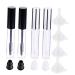 CRILSTYLEO 12pcs Transfer Pipettes Eyelash Wand Tube Lash Wand Containers Mascara Tube and Wand Volume Mascara