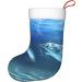 Ffexs Blue Pineapple Christmas Socks | Velvet Holiday Socks with Dolphins | One Size Fits All - Buy Online on GoSupps.com