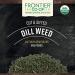 Frontier Co-op Organic Dill Weed - 1 lb. Bulk Bag | Certified, Kosher, Anethum graveolens L - Buy Online on GoSupps.com