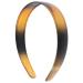 Motique Accessories Tortoise 1 Inch Plastic Hard Headband with Teeth Head band Women Girls