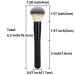 Professional Makeup Brush Set - Powder Foundation Blush Bronzer & Contour Kabuki Brushes - Soft Synthetic Fiber Face Blender for Flawless Application - Buy Online on GoSupps.com