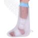CureSquad Cast Covers for Shower Leg Waterproof Leg Cast Covers for Shower Adult Soft Comfortable Cast Protector Reusable Cast Bag for Bandage Elastic Shower Bag for Leg Cast Wound Care Supplies
