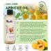 Organic Apricot Kernel Oil 220 ML | USDA Organic Cold Pressed Carrier Oil for Skin Hair & Face | Pure Essentials - Buy Online on GoSupps.com