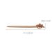 Vintage Wooden Hair Chopsticks - Peony Updo Hairpin for Girls | International Shipping - Buy Online on GoSupps.com