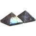 Natural Crystal Rough Natural Labradorite Quartz Stone Pyramid Crystals Polyhedron 40mm-45mm 1pc PEIQIYIN - Buy Online on GoSupps.com
