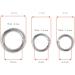 CRAFTMEMORE 8mm Silver Jump Rings - Pack of 100 Split Rings for DIY Jewelry Making - Buy Online on GoSupps.com