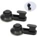 Alipis 4 Pcs Suction Cup Hooks Towel Hanger Bath Robe Hanger Coat Hooks Hook up Accessories Sucker mediumx2pcs Blackx2pcs - Buy Online on GoSupps.com