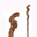 Wooden Walking Stick Solid Cane Solid Wood Mahogany Elderly Root Carved Wooden Cane Suitable for The Elderly and Disabled Selfless dedication